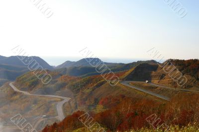 Holmskiy mouting pass on island Sakhalin.