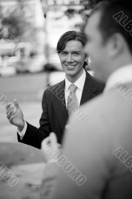 business discussion