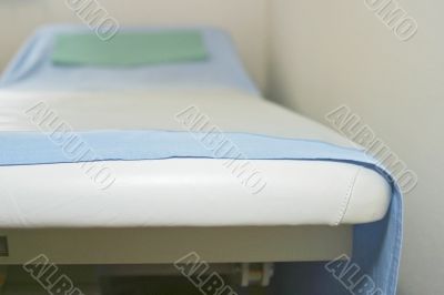 Bed in hospital