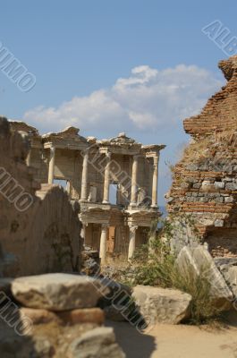ancient ruins in Ephesus