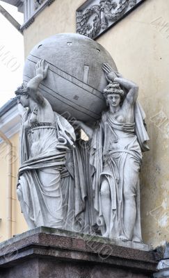 Girls with the sphere