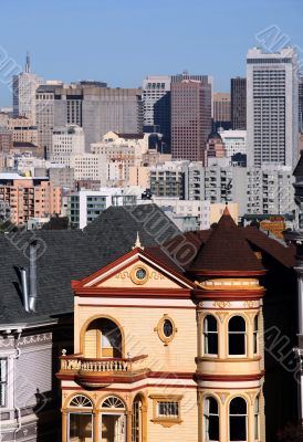 victorian house in San Francisco