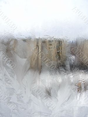 Frost town window