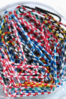 coloured clips