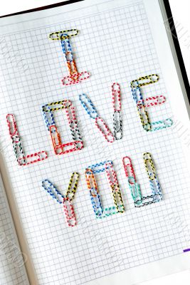 I love you
