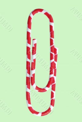 red-white clips