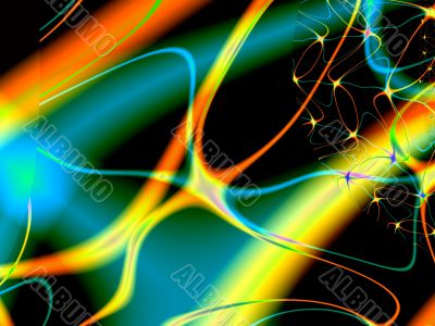 an abstract background