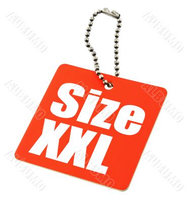 XXL Size Tag