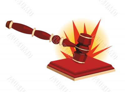 Bang of a gavel