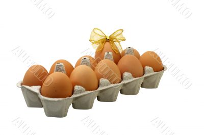 eggs in a box