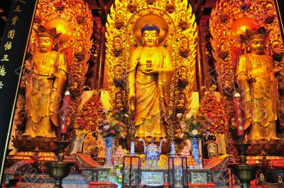 Chinese buddhist shrine