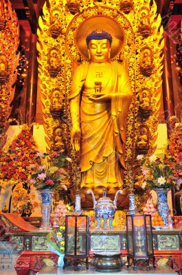 Chinese buddhist shrine