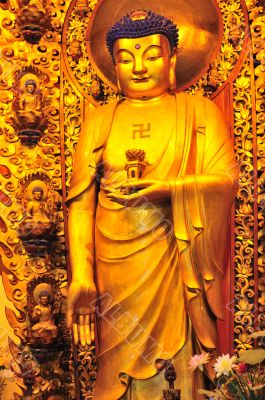 Chinese buddhist shrine