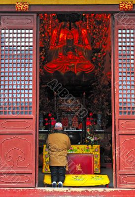 Chinese buddhist shrine