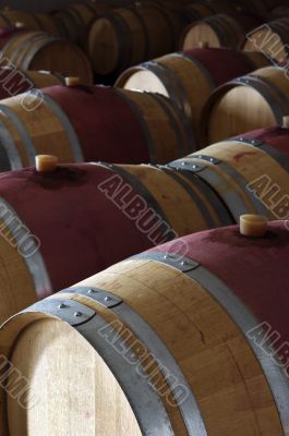 Wine barrels