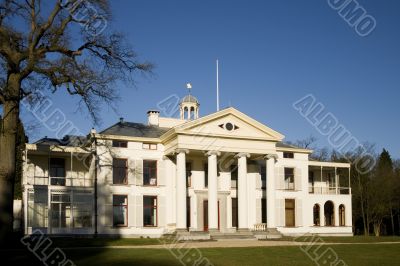 white landhouse