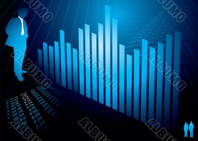 financial figures graph
