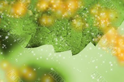 Beautiful background leave