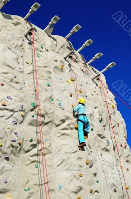 Rock climbing wall 1