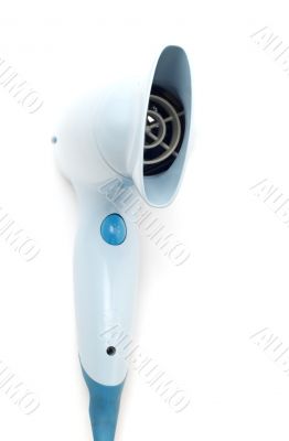 Blue hair-drier