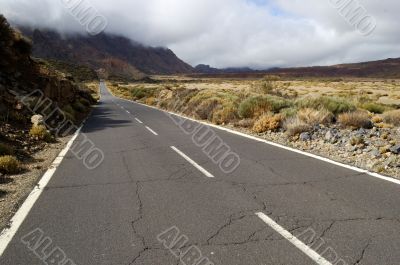 Volcanic road