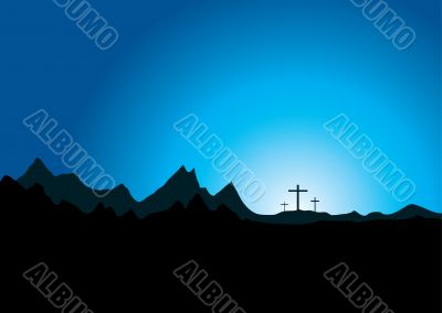 easter three cross