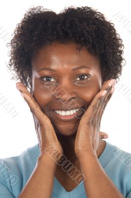 African American Woman Smilling