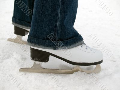 White skates