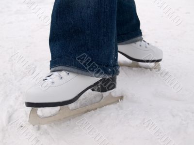 White skates