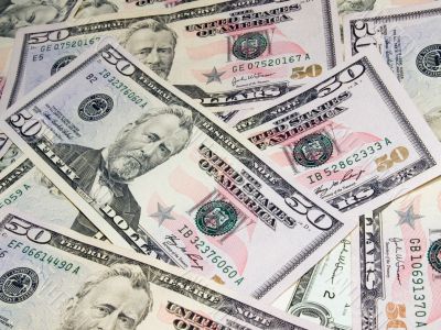 Dollars background