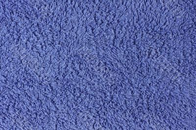 Slighty worn purple towel