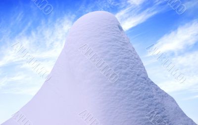 Snow hill.