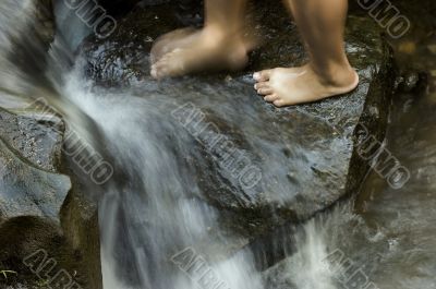 Boy in River