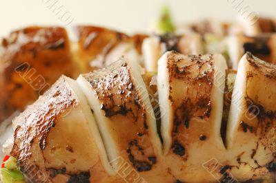 Grilled squid