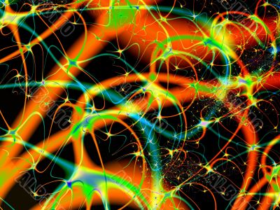 an abstract background