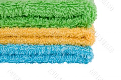 Towels of different colors