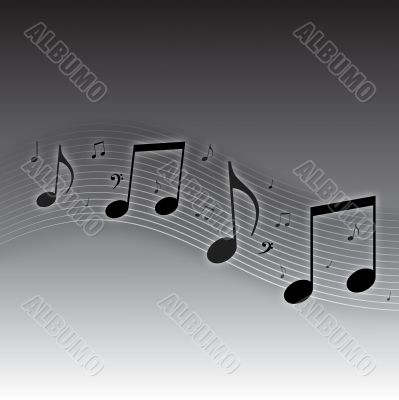 Music Notes Background