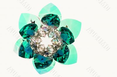 Crystal Brooch