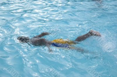 Boy Swimming