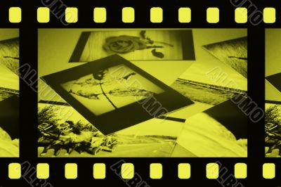 Photo Album with copy space