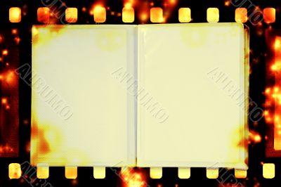 Photo Album with copy space