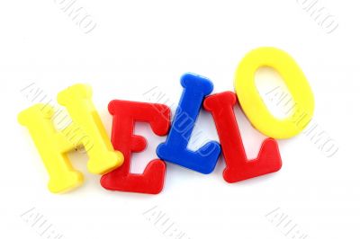 Close-up of letters. Great details !