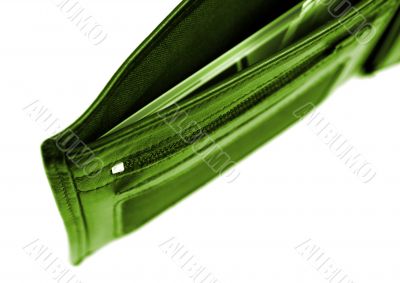 Black leather wallet