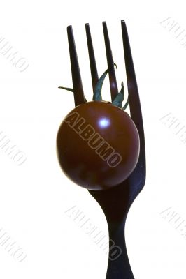 Tomato with goods Isolated