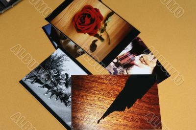 Photo Album with copy space