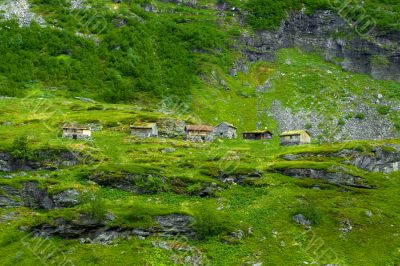 Bunda houses, Norway