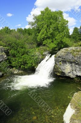 The river among the stone