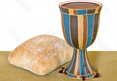 Wine and bread