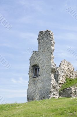 Ruin in green land