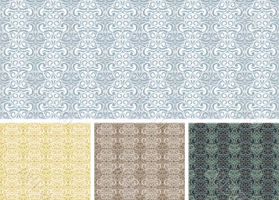 vintage seamless pattern / vector background